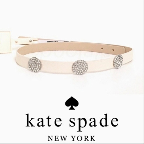 kate spade Accessories - Kate Spade ♠️ Leather gemstone belt new